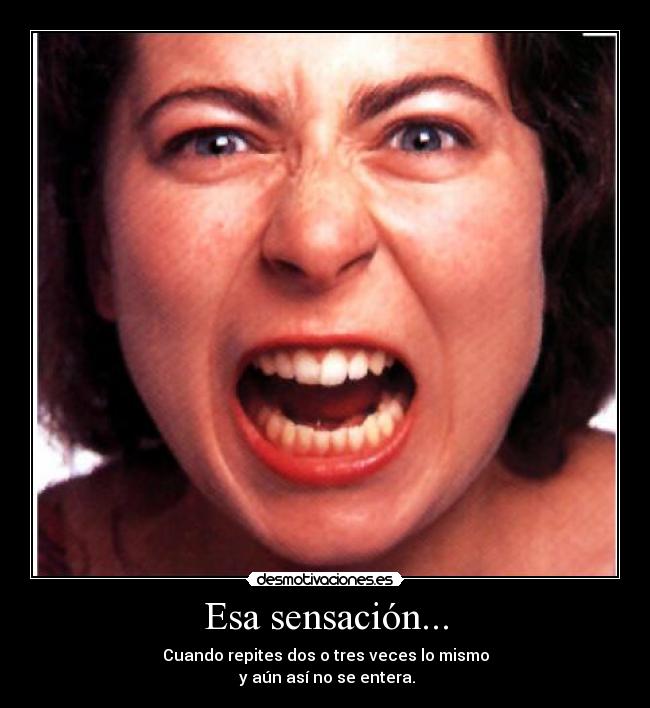 Esa sensación... - 