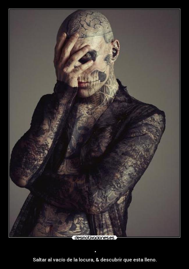 carteles rick genest jhonkira nicolasarrieta cartelspam desmotivaciones