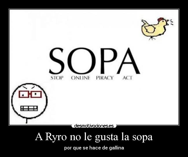 A Ryro no le gusta la sopa -