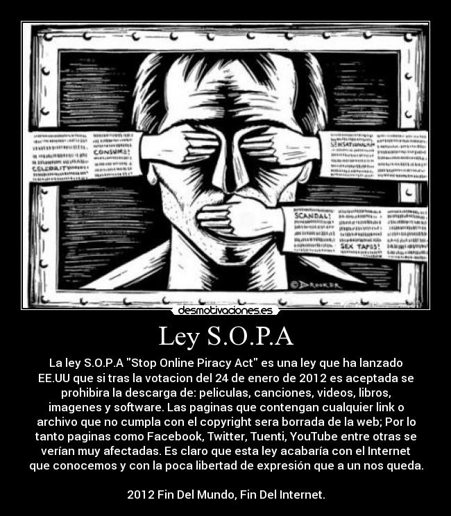 Ley S.O.P.A - 