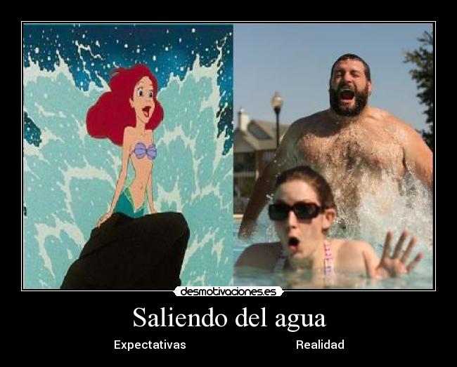 Saliendo del agua - 