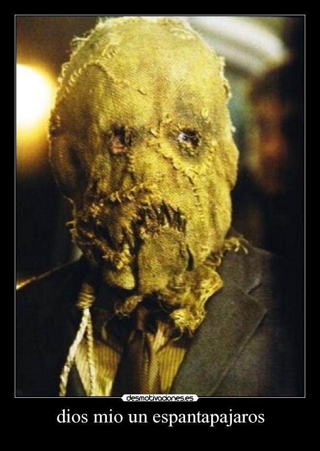dios mio un espantapajaros - 