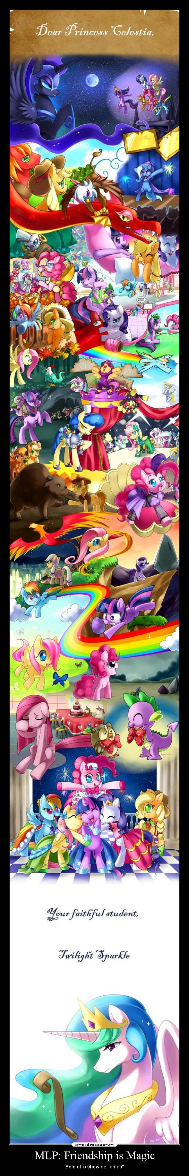 carteles little pony friendship magic brony ponyponyponyponyponypony percent more cooler desmotivaciones