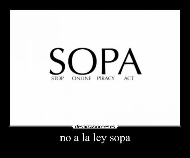 no a la ley sopa -
