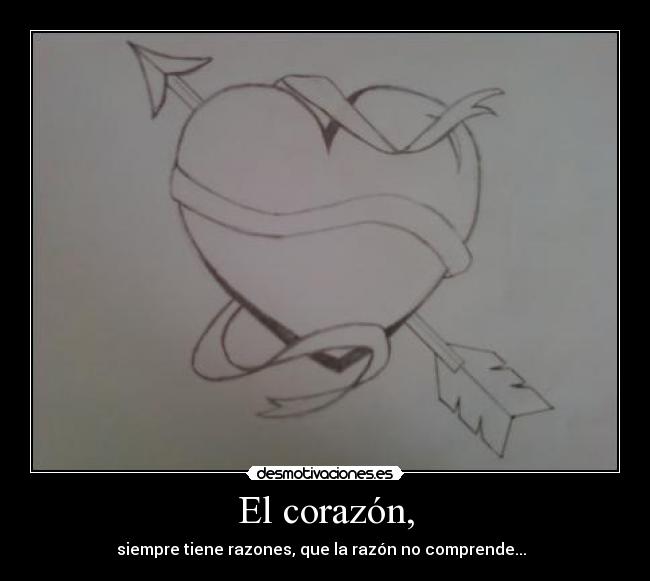 El corazón, -