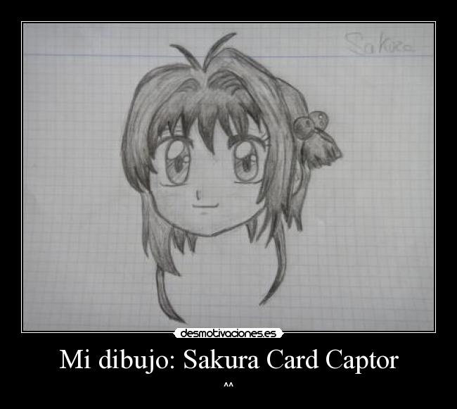 carteles aaa andrea misako uno manga anime sakura sazadora cartas card captor mis dibujos desmotivaciones