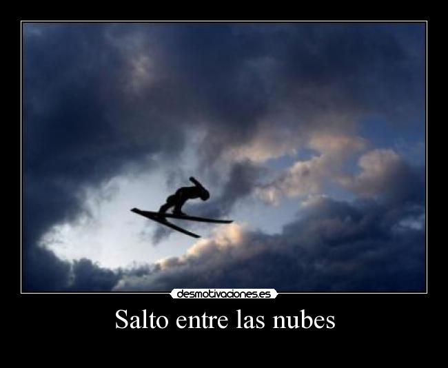 Salto entre las nubes -