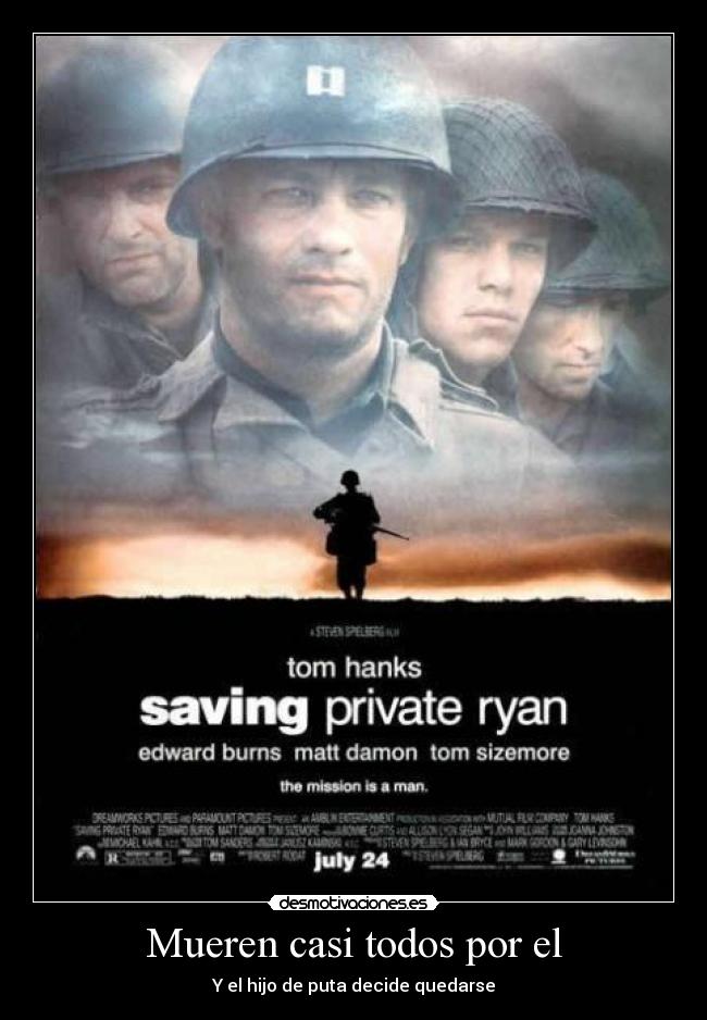 Mueren casi todos por el - Y el hijo de puta decide quedarse