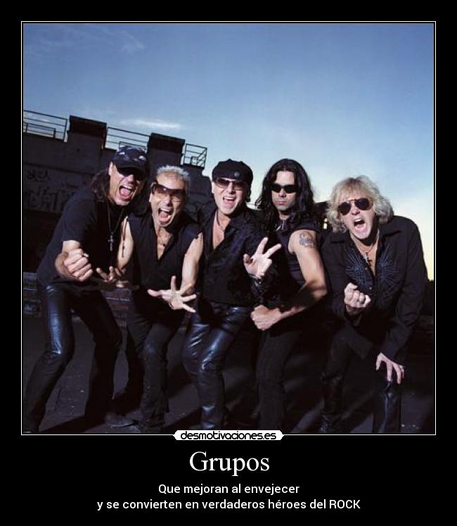 carteles scorpions heavy metal hard rock desmotivaciones