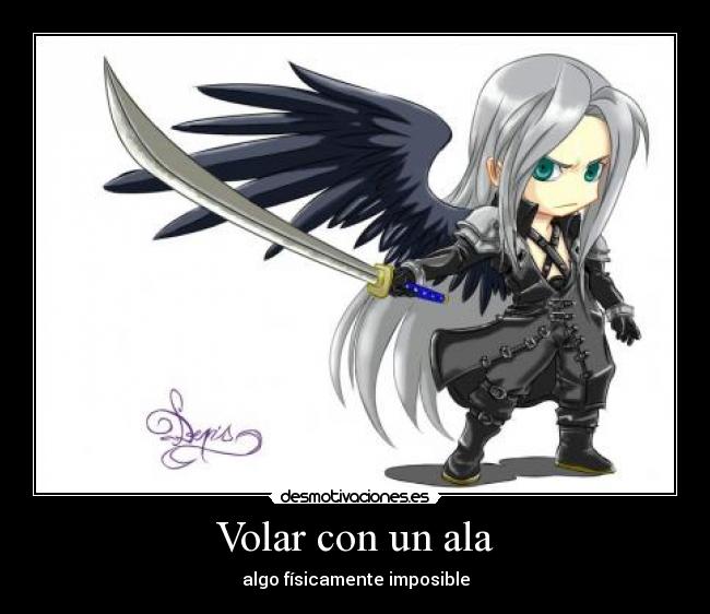 Volar con un ala - algo físicamente imposible