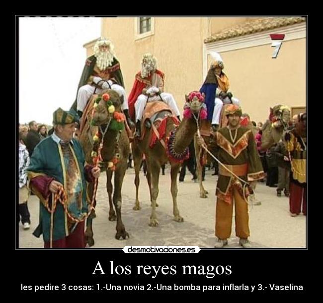 A los reyes magos -