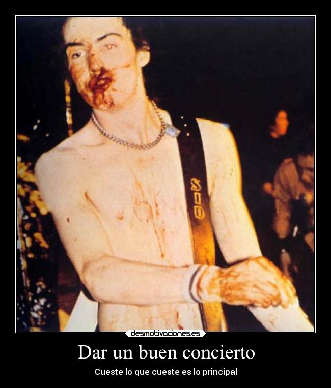 Dar un buen concierto - 