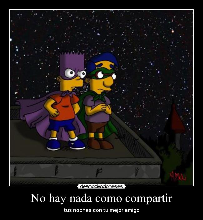 No hay nada como compartir - 