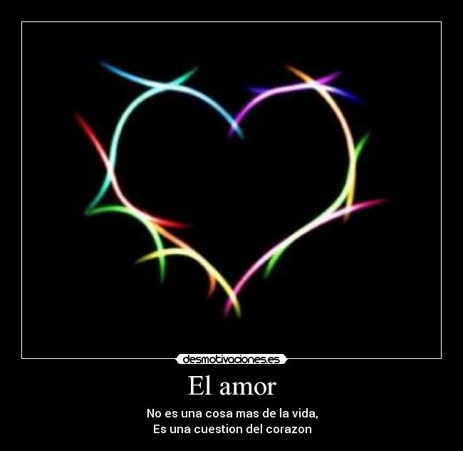 El amor -