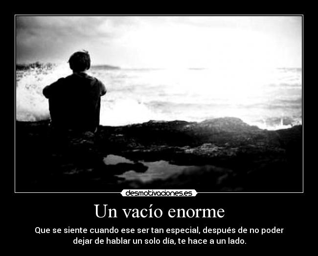 Un vacío enorme Desmotivaciones