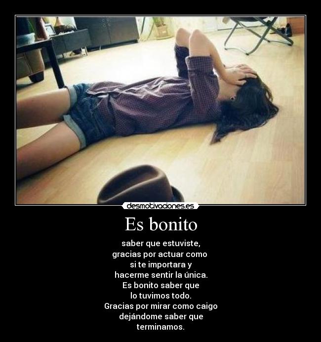 Es bonito -