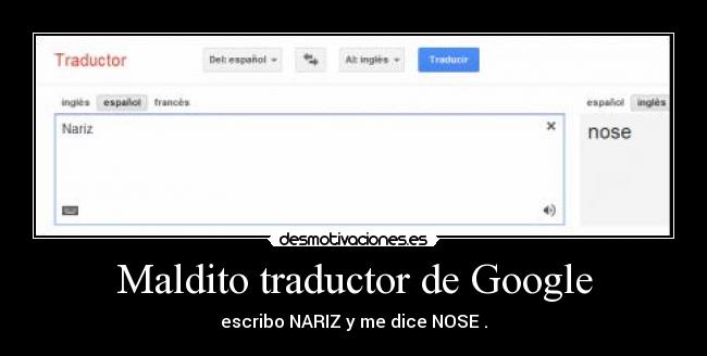Maldito traductor de Google - 