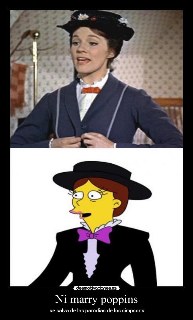 Ni marry poppins - se salva de las parodias de los simpsons