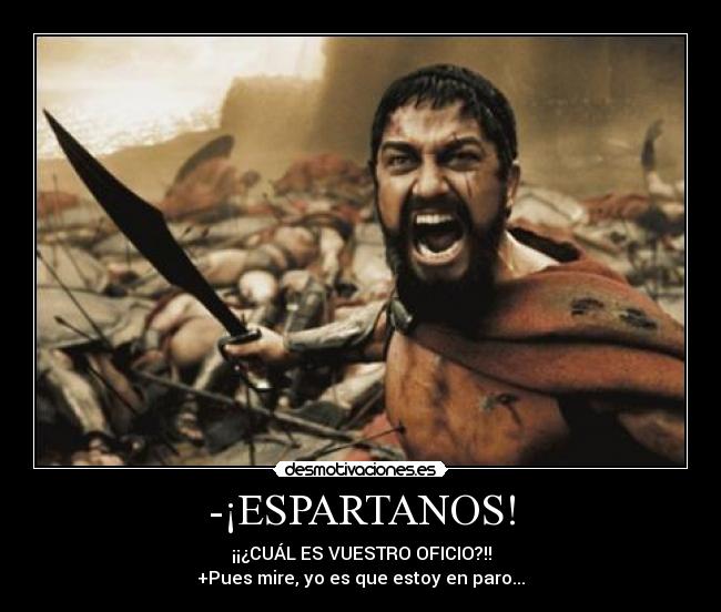 carteles esparta actual desmotivaciones