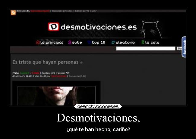 Desmotivaciones, -