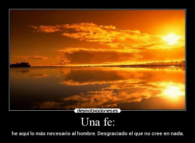 Una fe: - 