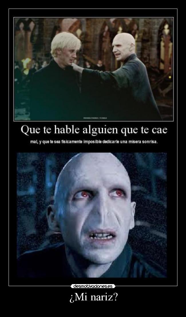 ¿Mi nariz? - 