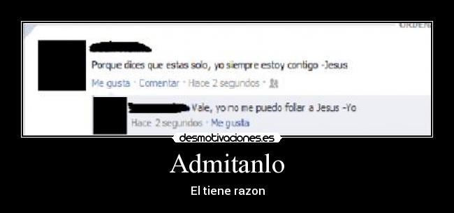 Admitanlo - El tiene razon