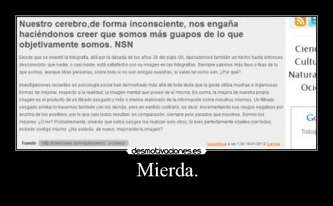 Mierda. -