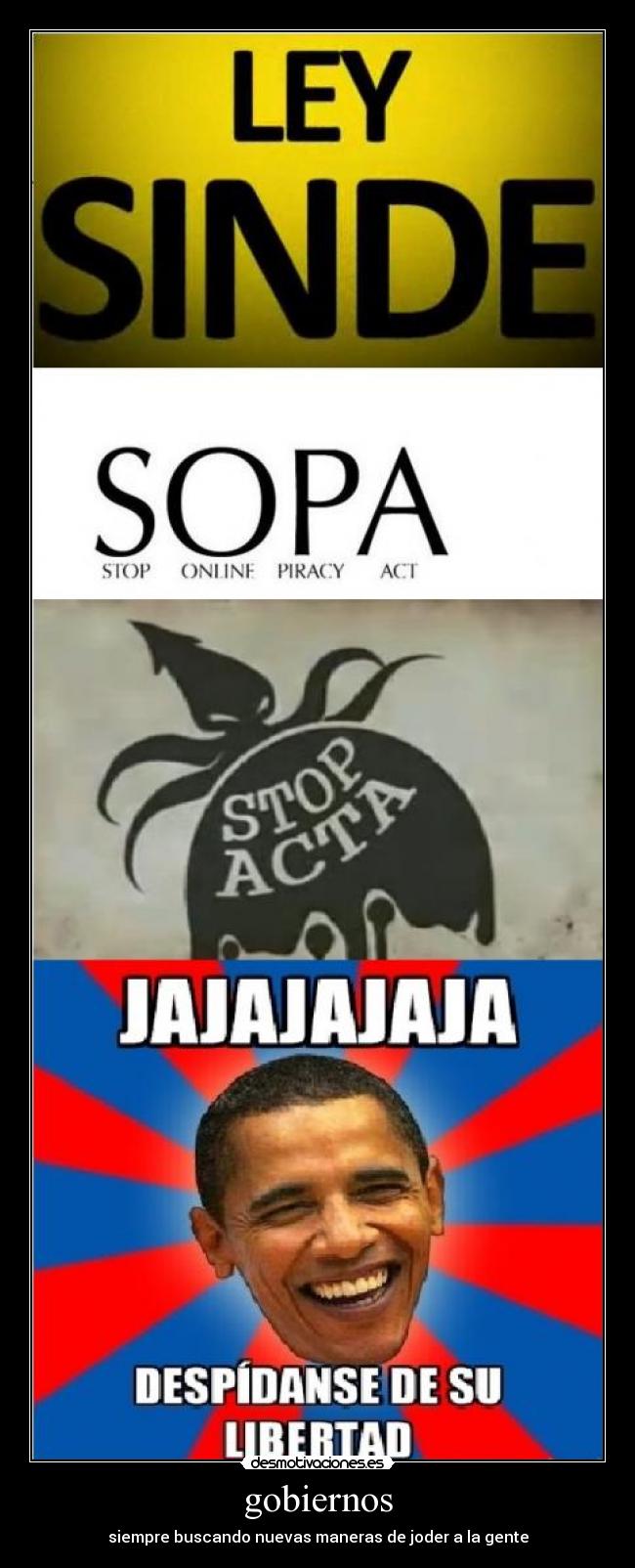 gobiernos - siempre buscando nuevas maneras de joder a la gente