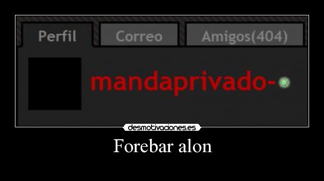 Forebar alon - 