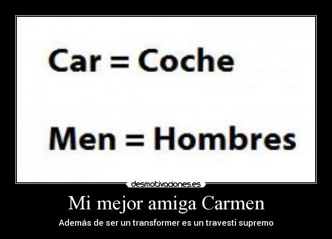 Mi mejor amiga Carmen -