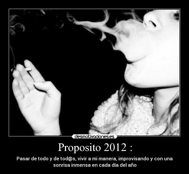 Proposito 2012 : -