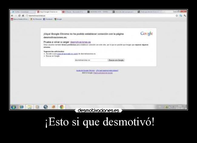 ¡Esto si que desmotivó! -