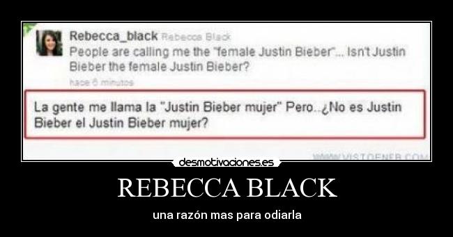 REBECCA BLACK -