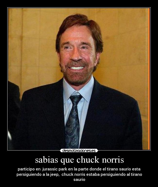 sabias que chuck norris - 