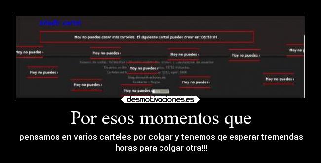 Por esos momentos que -