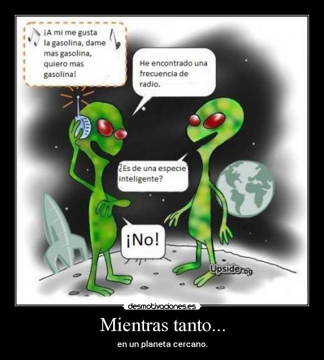 Mientras tanto... - en un planeta cercano.