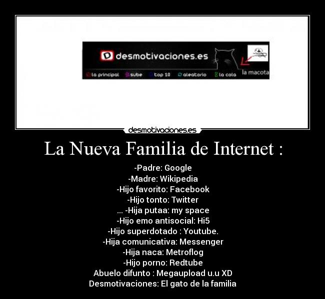 La Nueva Familia de Internet : -