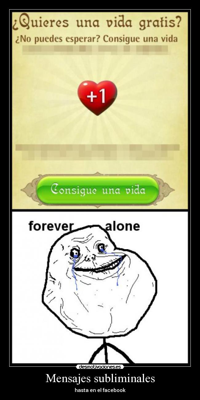 Mensajes subliminales - hasta en el facebook
