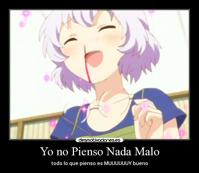 carteles anime manga hemorragia nasal yuri yuri desmotivaciones