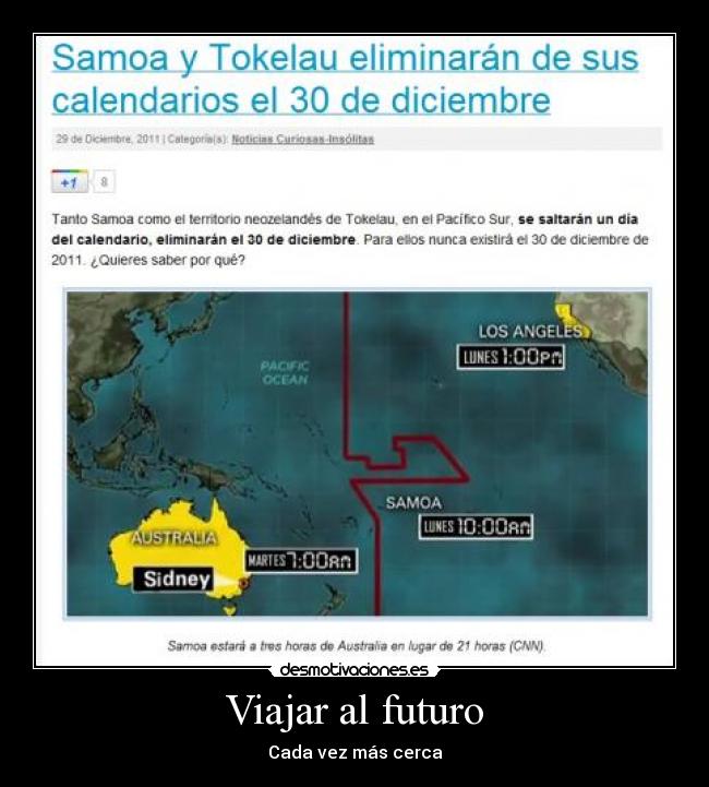 Viajar al futuro - Cada vez más cerca