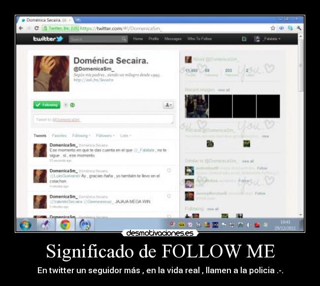 Significado de FOLLOW ME -