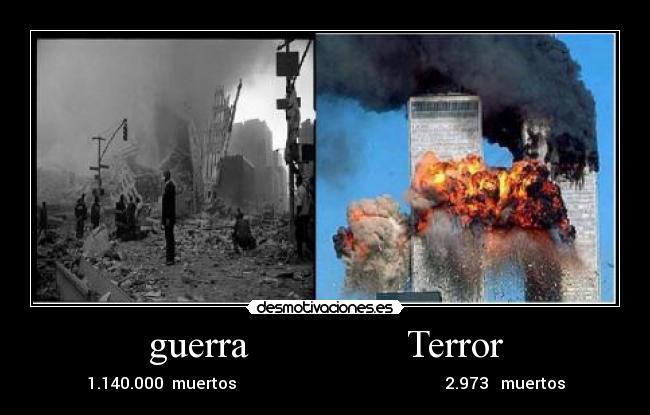 guerra Terror - 1.140.000 muertos 2.973 muertos