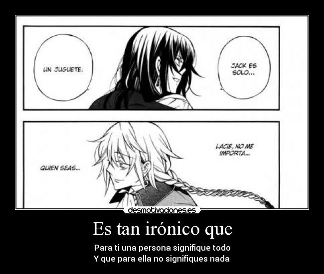 carteles jack bezarius lacie spoilers manga pandora hearts desmotivaciones