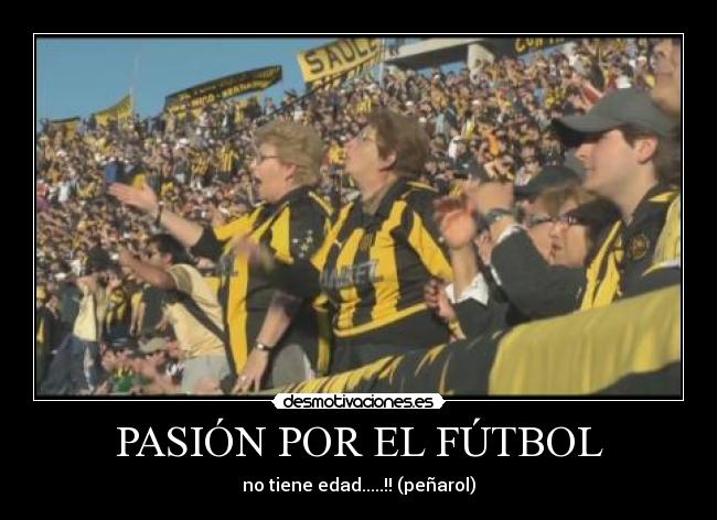 PASIÓN POR EL FÚTBOL - no tiene edad.....!! (peñarol)