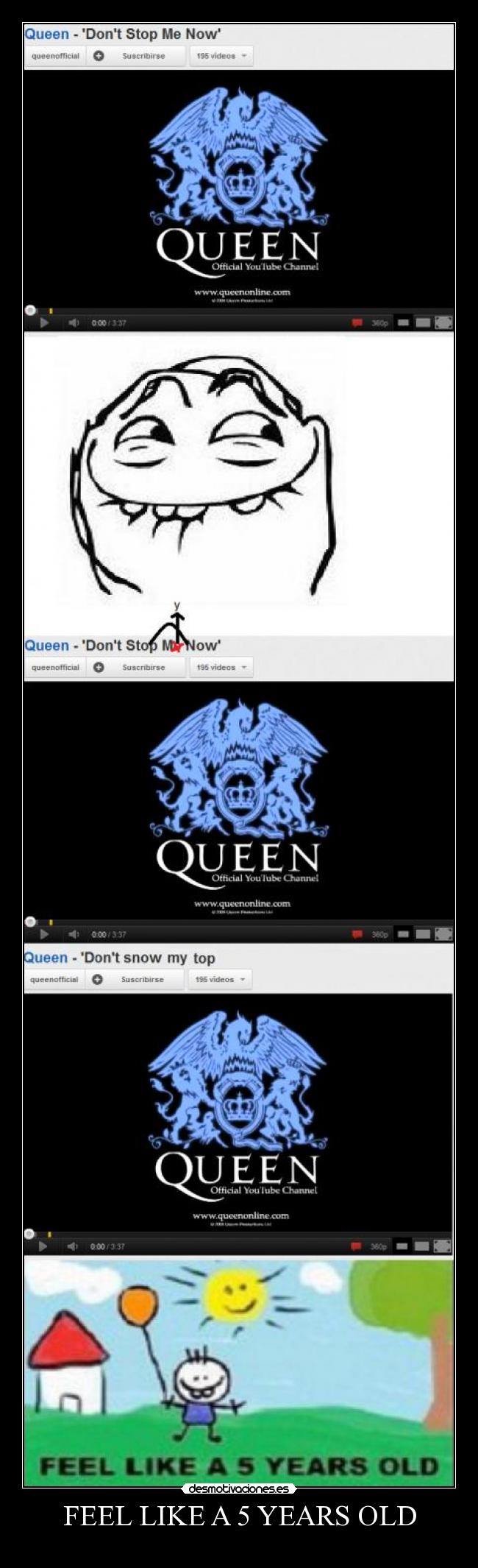 FEEL LIKE A 5 YEARS OLD -