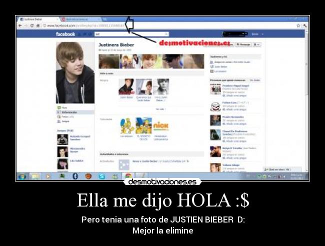 Ella me dijo HOLA :$ -