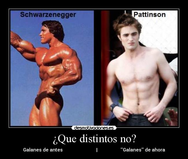 ¿Que distintos no? -