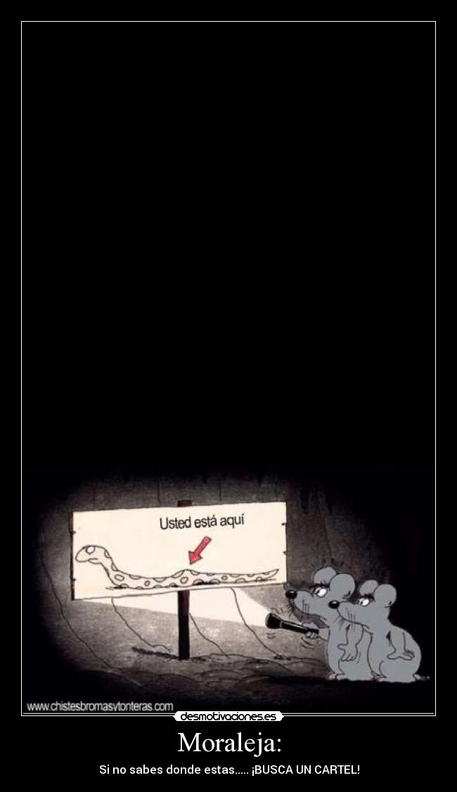 Moraleja: -