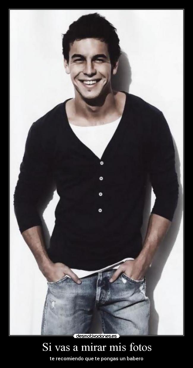 Si vas a mirar mis fotos -